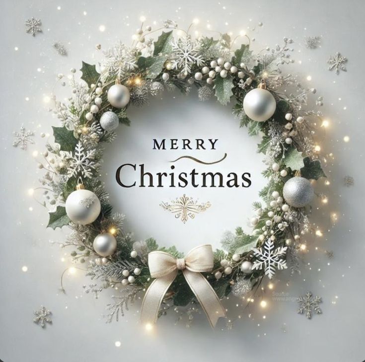 Heartfelt Merry Christmas Wishes on a greeting card